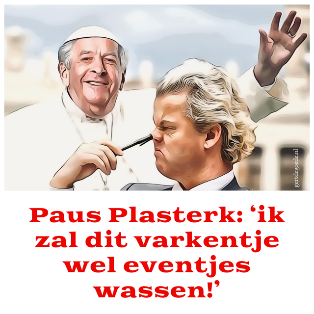 Ronald Plasterk Geert Wilders Paus tweede kamer verkiezingen kabinet formatie formateur