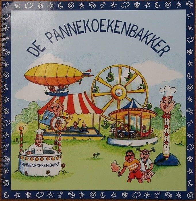Gert de Goede pannenkoekenbakker Eersel menukaart lunchkaart pannenkoek illustraties bakker illustrator eten lunch diner