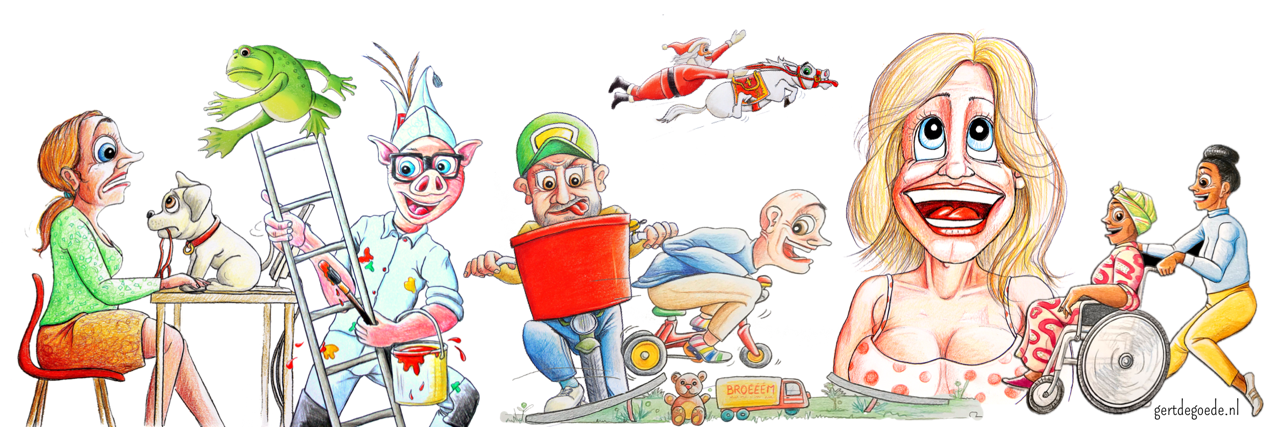 Gert de Goede illustrator schrijver cartoonist kunstenaar vrolijk Uden Amsterdam Netherlands Holland artist welcome!