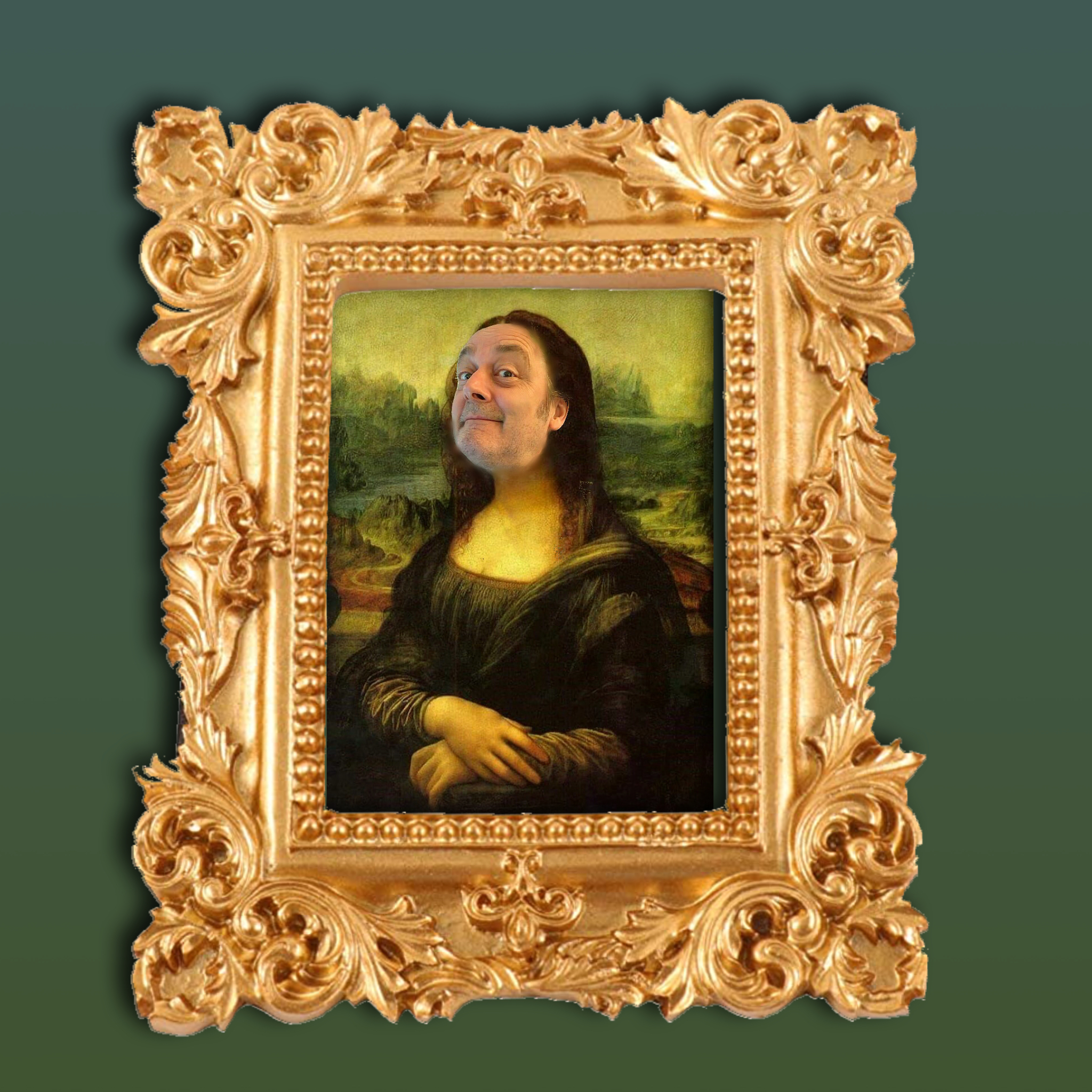 Mona Lisa Gert de Goede cartoon fun vrolijk lol 
