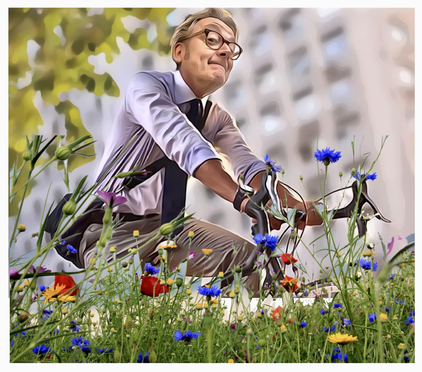 Gert de Goede gedicht Uden Maashorst lente fiets 