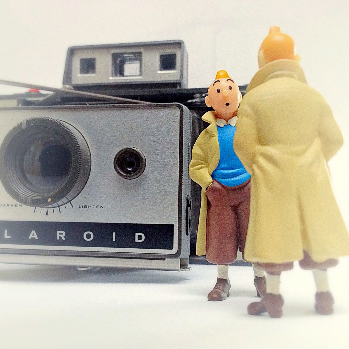 Gert de Goede Tintin milou Kuifje Bobby fotografie strip Polaroid camera 