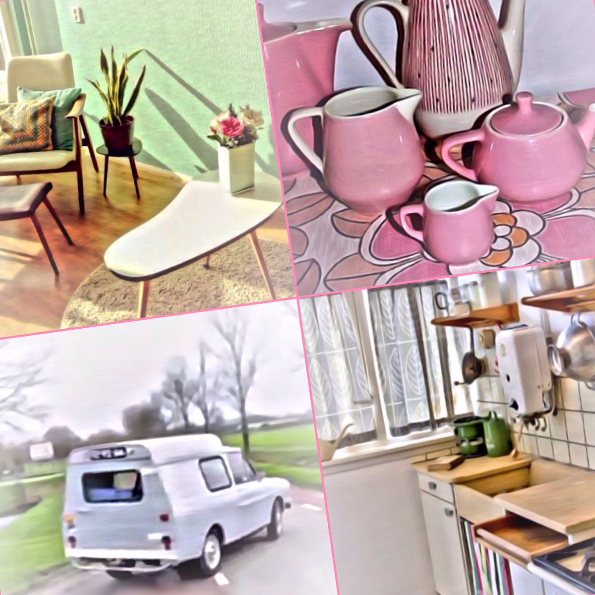 The sixties, furniture, kitchen, pottery, daf33 , sentiment, Gert de Goede 